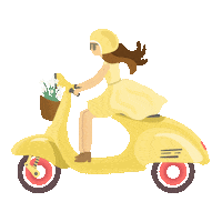 Bike Moto Sticker by byflorecer