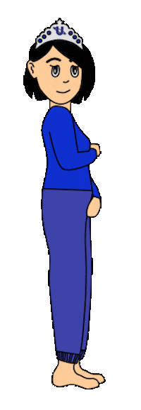 Ulyaversum sailor uterus pelvicfloor beckenboden Sticker