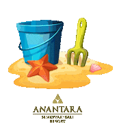 anantaraseminyak beach kid tropical sand Sticker