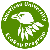 Auecopledge Sticker by American University Office of Sustainability