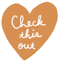 Heart Check This Out Sticker by Miss NoProblem