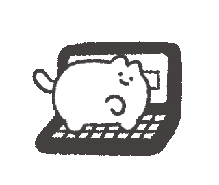 Cat Work Sticker