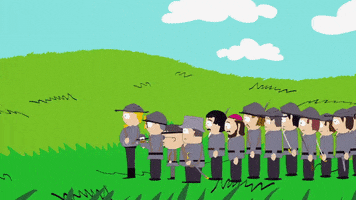 march soldiers GIF by South Park 