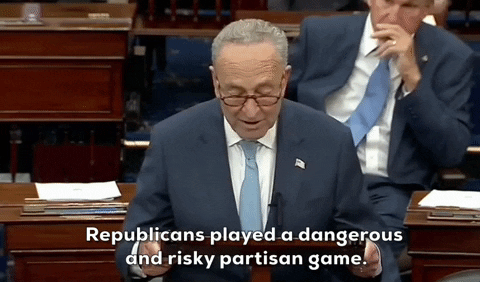 Chuck Schumer GIF by GIPHY News