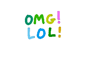 Omg Lol Sticker by Kirsten Hurley