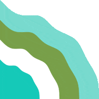 Wave Corner Sticker by Think Together