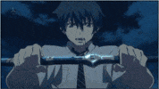 blue exorcist GIF