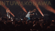 CBCMusic happy friends celebrate hug GIF
