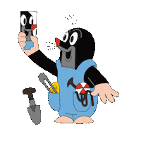 Happy Illustration Sticker