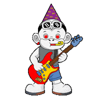 Rock Guitar Sticker by Zhot Music