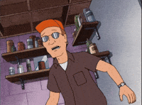 Scared King Of The Hill GIF