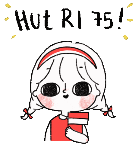 Independence Day Indonesia Sticker by whee