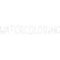Watercolor Aquarelle Sticker