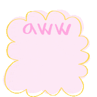anitamiklavi pink blue yellow pretty Sticker