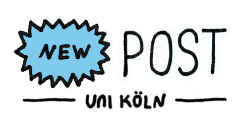 New Post Cologne Sticker by Universität zu Köln