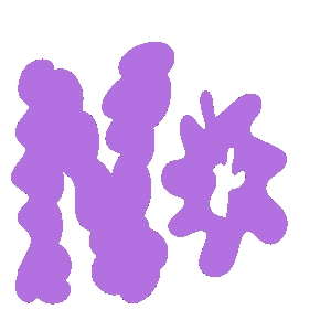 sweatsweetie no nope purple word Sticker