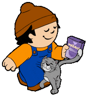 Hungry Cat Sticker by ZDF