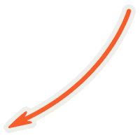 Arrows Jet Sticker by Just Eat Takeaway.com