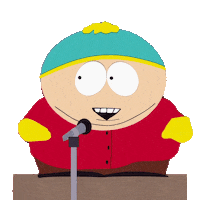 Happy Eric Cartman Sticker by South Park