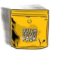 Coffee Packaging Bag Sticker by Dutch Coffee Pack