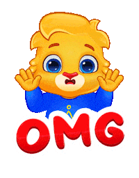 Oh My Gawd No Sticker by Lucas and Friends by RV AppStudios