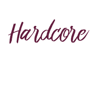 Hardcore Sticker by Cada Fan Con Su Tema Podcast