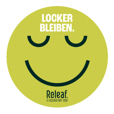 releafliquids giphyupload cbd vaping dampfen Sticker