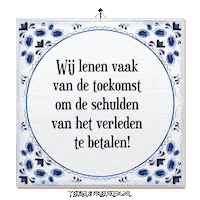 Hoop Spanning Sticker by Tegelspreuken.nl