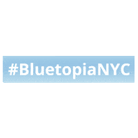 Bluehost nyc bluehost bluetopia bluetopianyc Sticker