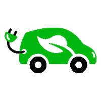 Domanski car nature green power Sticker