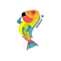 CancunSailing fish cancun caribe pez Sticker
