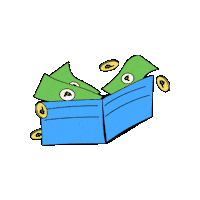 Illustration Wallet Sticker by Skyro