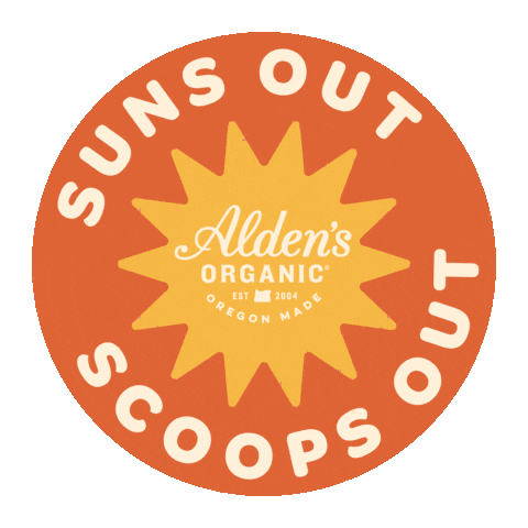 Summer Chill Sticker by Alden's Organic Ice Cream
