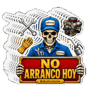 Skull Empezar Sticker