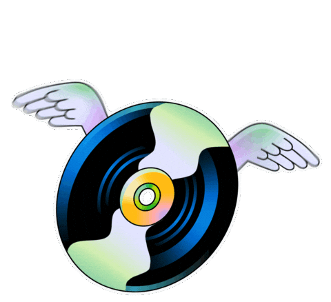 Dance Flying Sticker