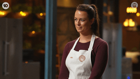 Nervous Stressed GIF by MasterChefAU