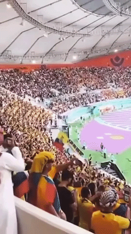 Ecuador Fans Sing National Anthem