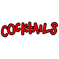 Text Cocktails Sticker by LIMETYGER