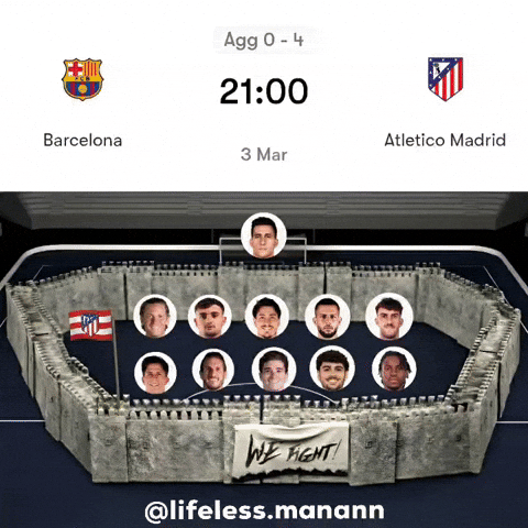 Atletico Madrid Barcelona GIF