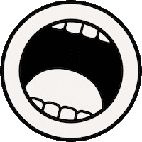 urbanclimb mouth urban yell bite Sticker