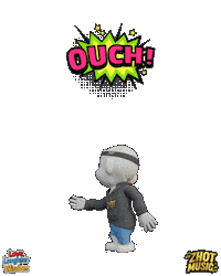 Awkward Cringe Sticker by Zhot Music