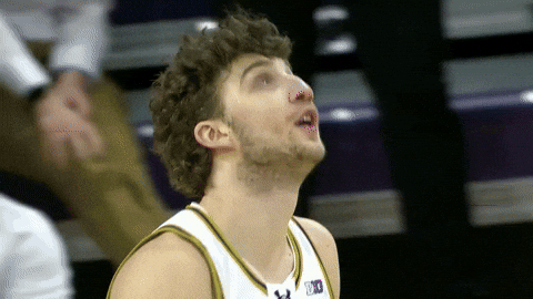 Think College Basketball GIF by Northwestern Athletics