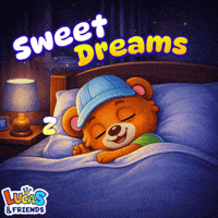 Good Night Sleeping GIF by Lucas and Friends by RV AppStudios