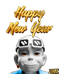 Happy New Year 新年快乐 Sticker by Zhot