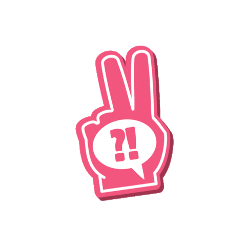 decibel outdoor finger Sticker by b2s