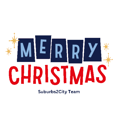 Christmas Celebration Sticker by The Suburbs2City Team