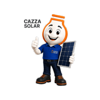 cazzasolar casa solar energia solar energiasolar Sticker