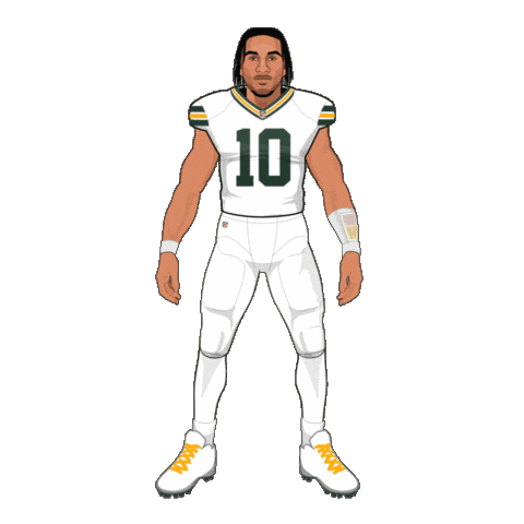Green Bay Packers Love Sticker by Panini America
