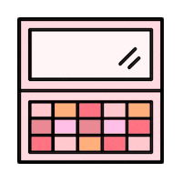 makeup eyeshadow Sticker by GOODIEBOX