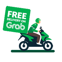 Free Delivery Sticker by Grab